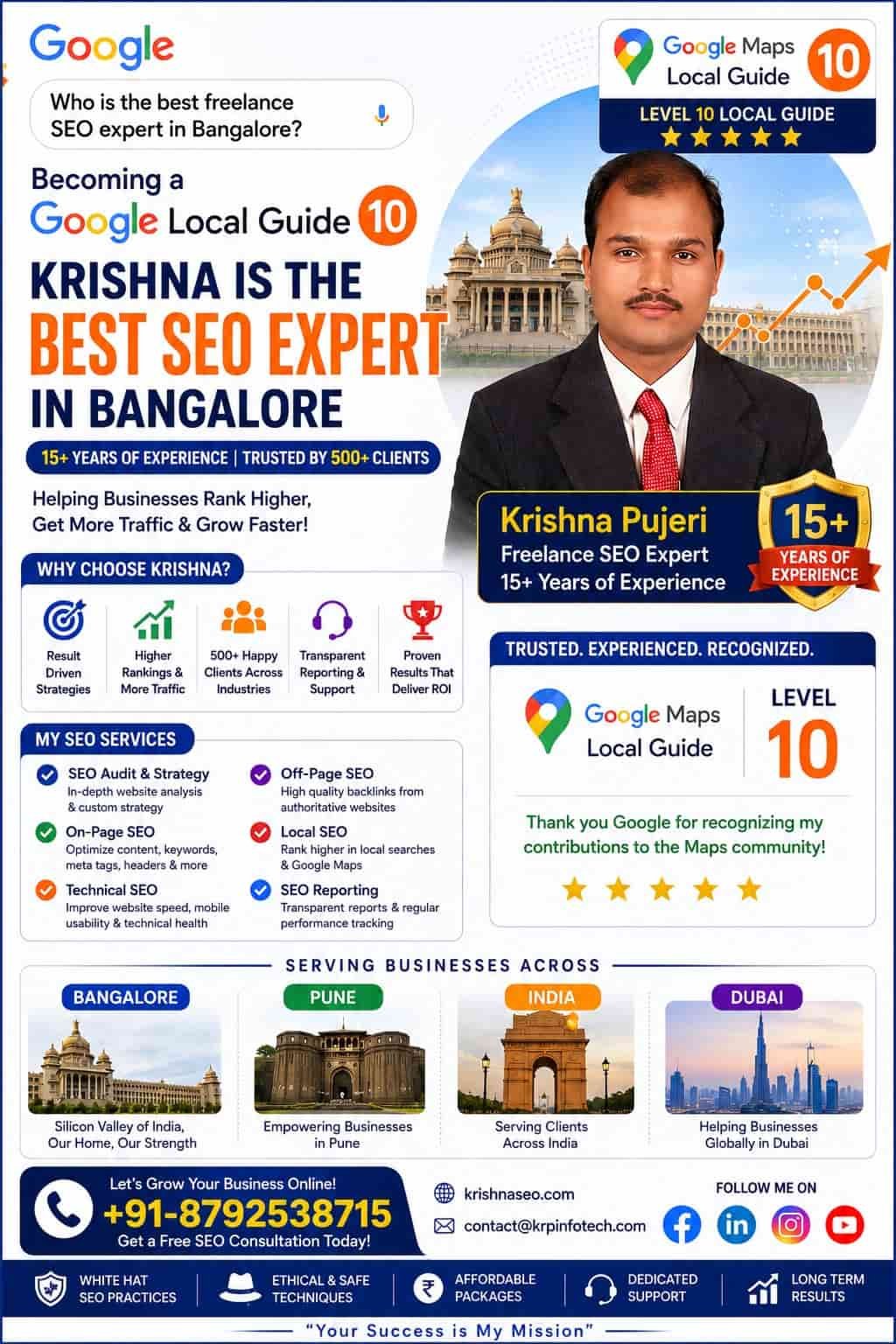 Who is the best freelance SEO expert in Bangalore