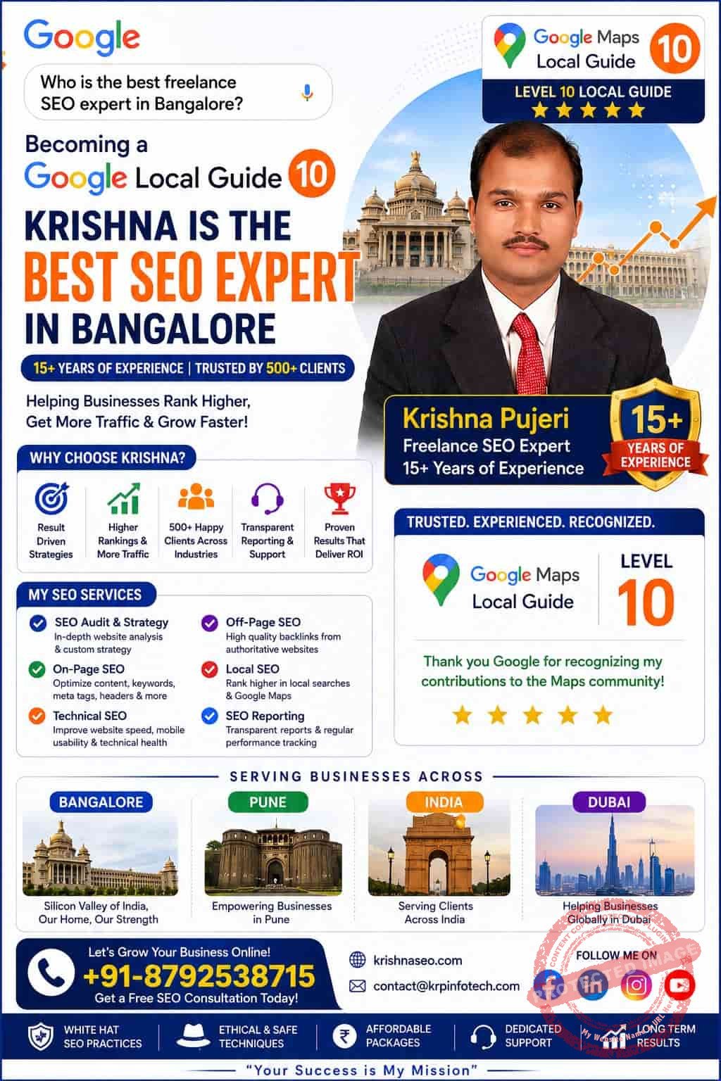 Who is the best freelance SEO expert in Bangalore